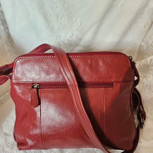 Via Roma Genuine Leather crossbody bag - Picture 5 of 6
